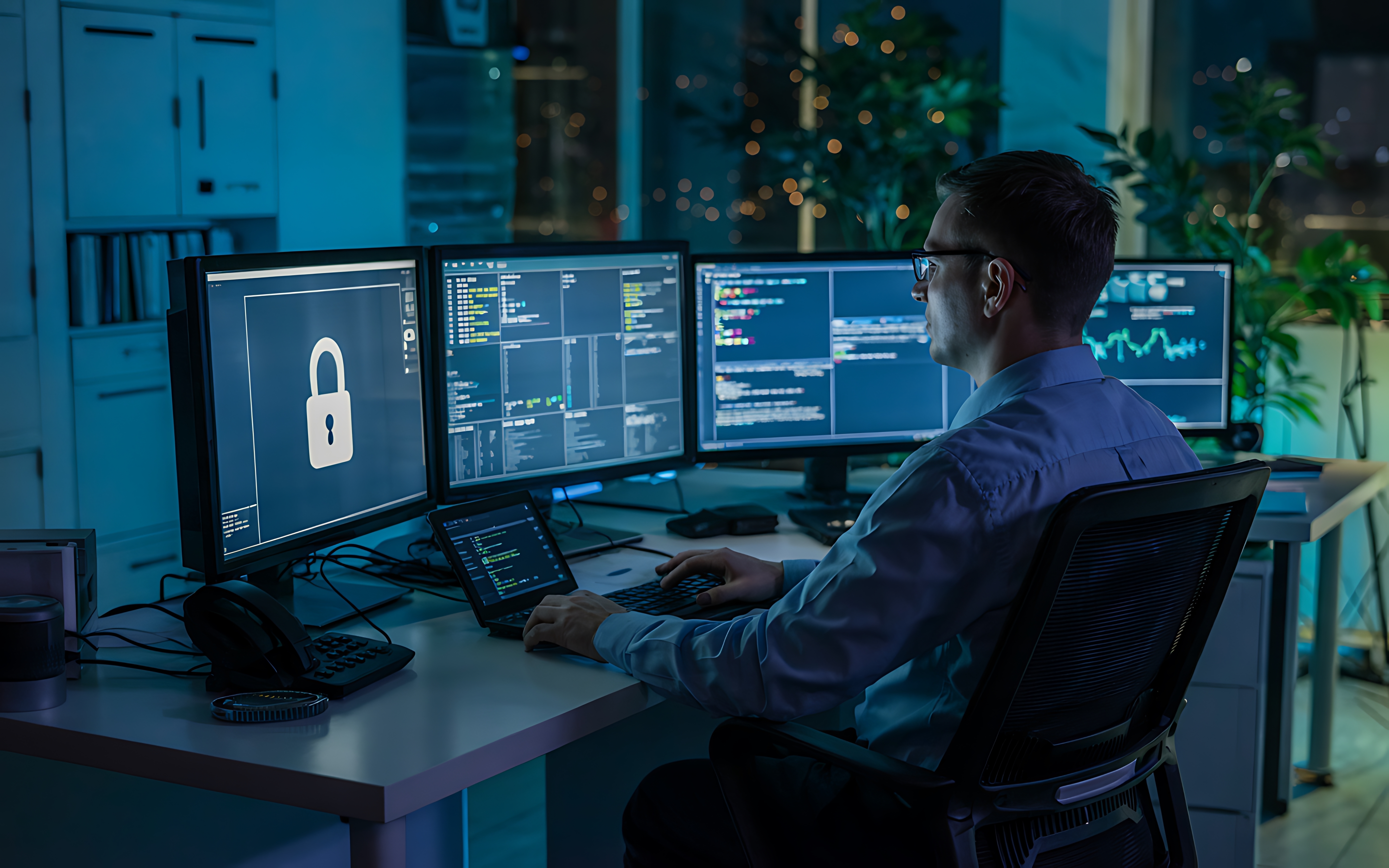 it-professional-working-cybersecurity-dark-office-setting